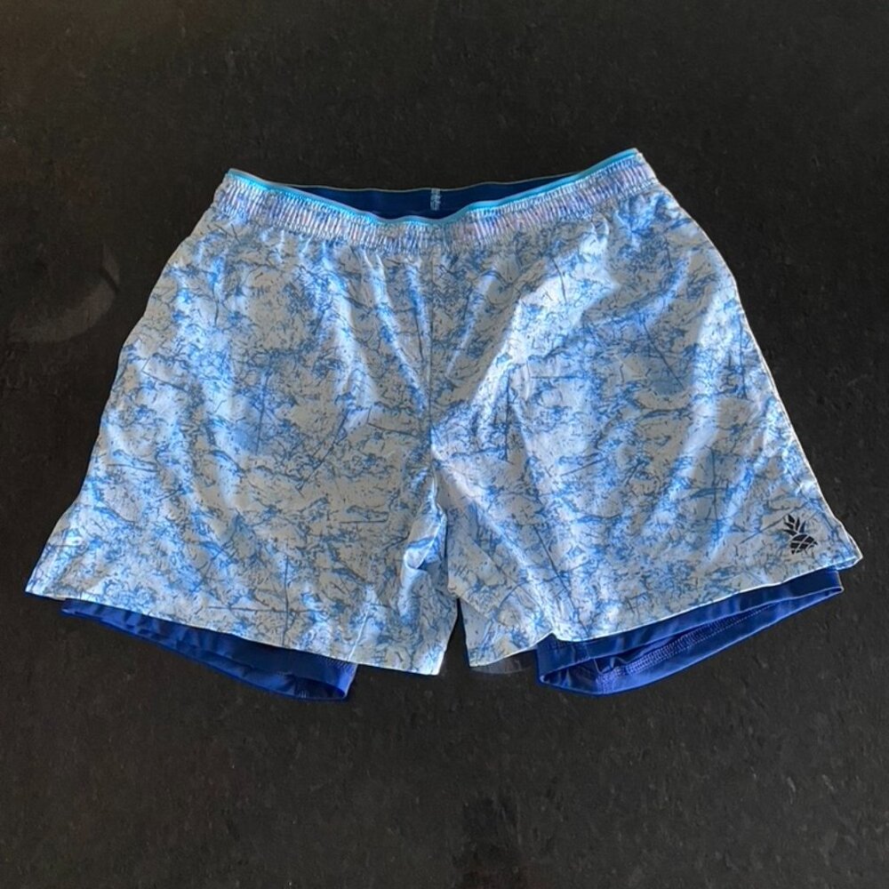Chubbies Men Blue/White Shorts Size L